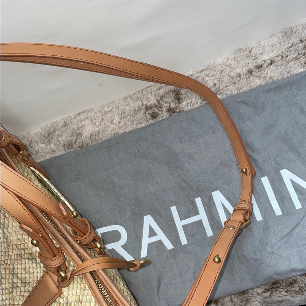 Brahmin Snake Skin Embossed Satchel - Picture 10 of 16